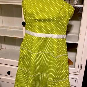 Strapless very cute polka dot dress